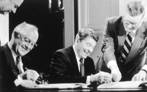 Signing of the INF Treaty